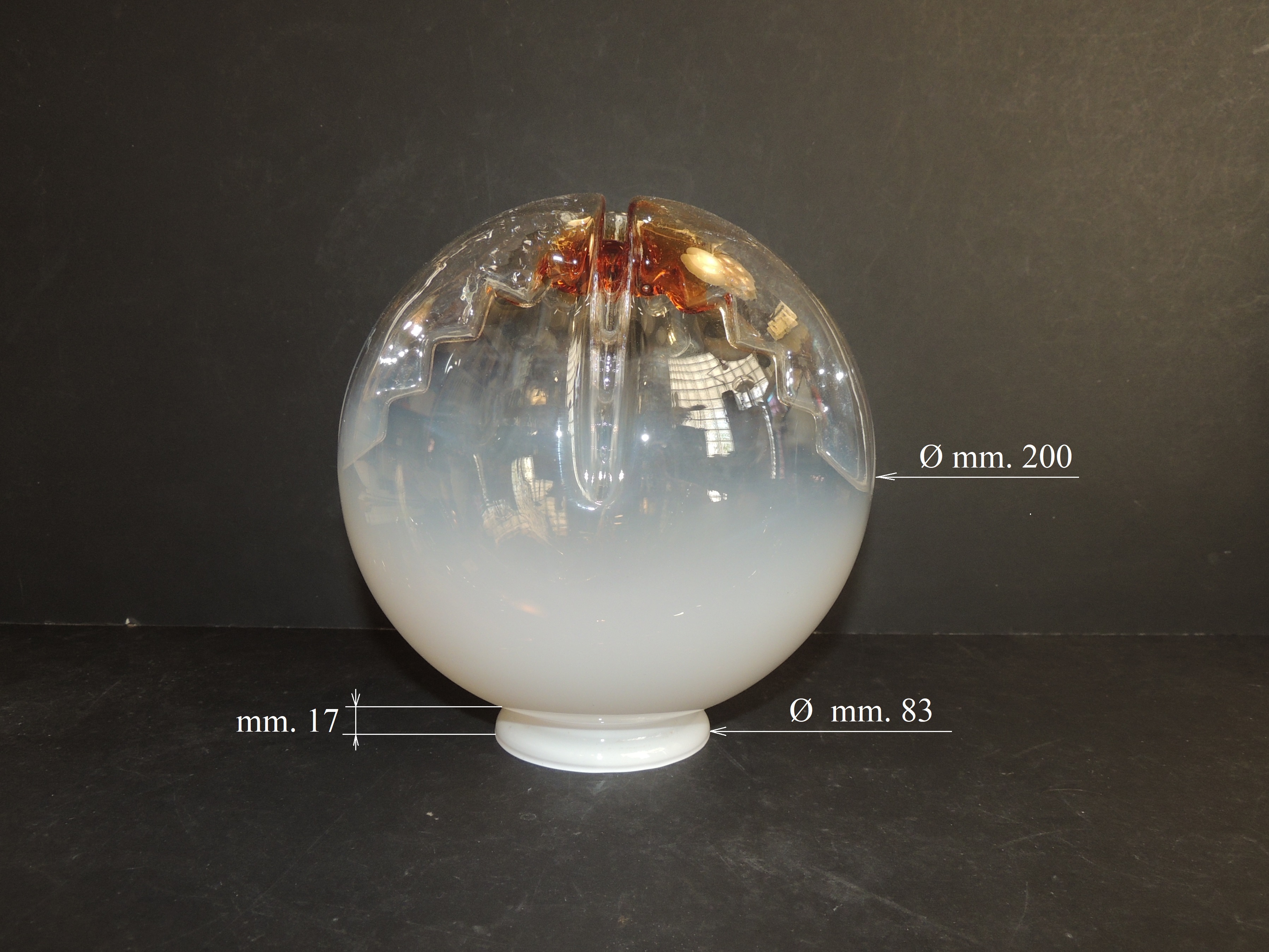 Vetri di ricambio per lampadari e lampade d epoca Boccia in